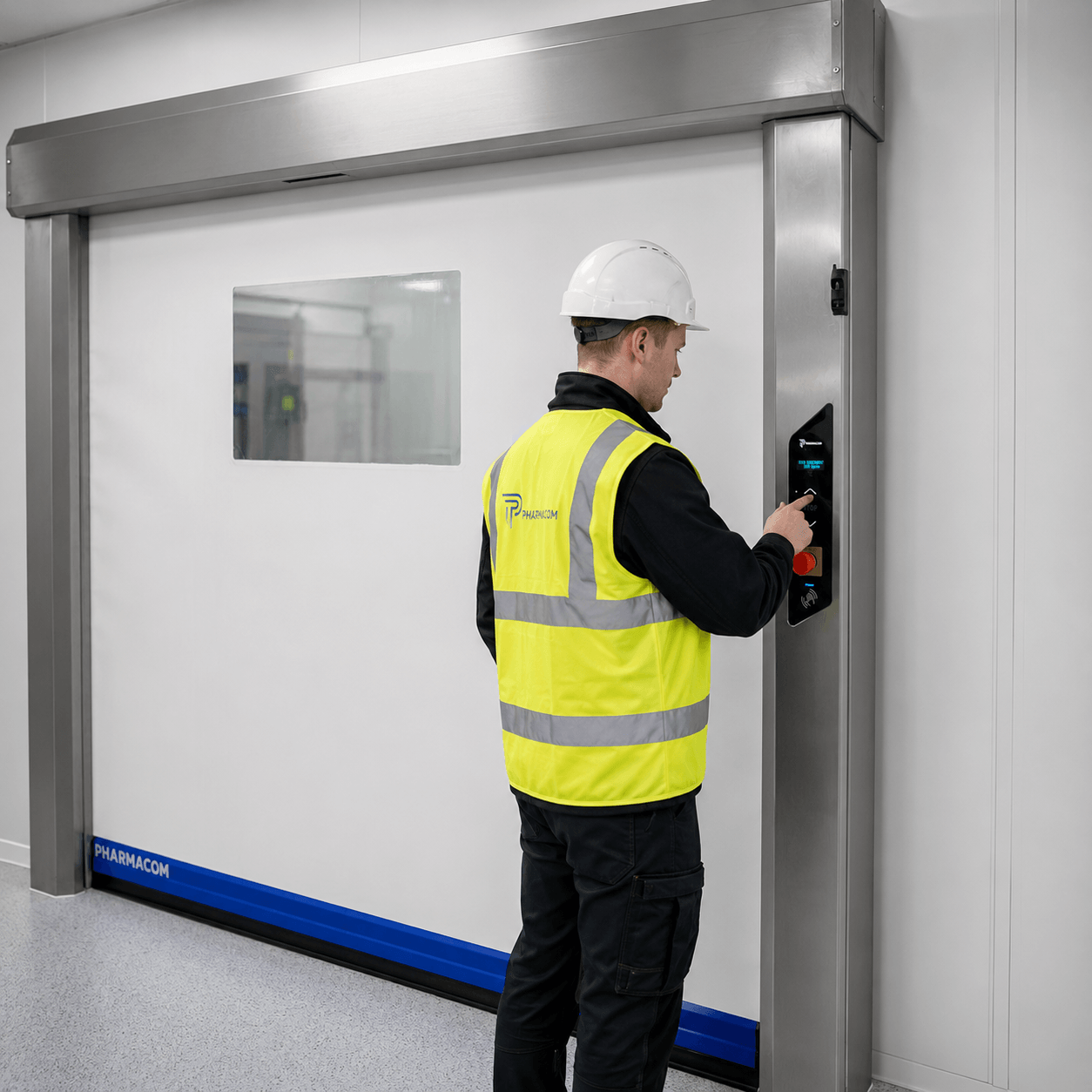 pharmacom-cleanroom-door-maintenance-service